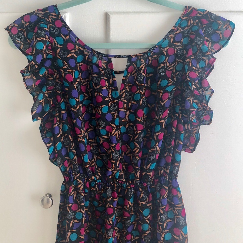 Sheer Floral Summer Dress